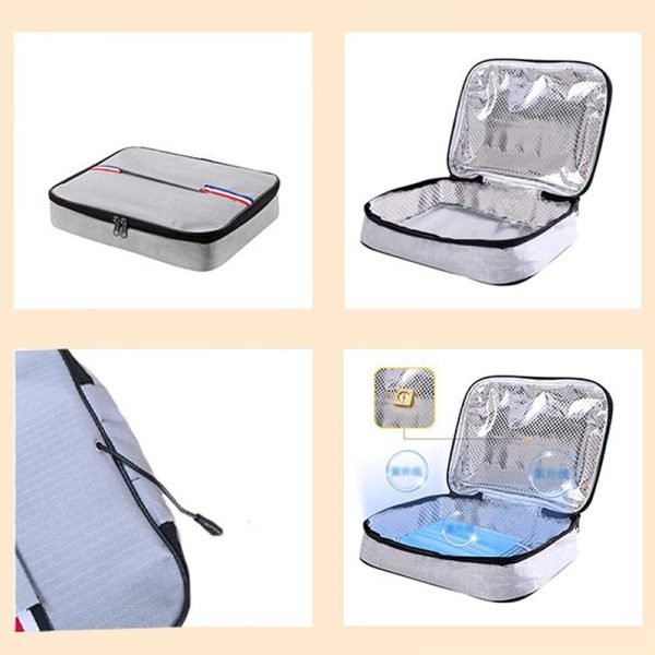 UV Sterilization & Disinfection Bag with USB Charging for Travel