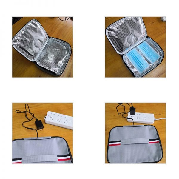 UV Sterilization & Disinfection Bag with USB Charging for Travel