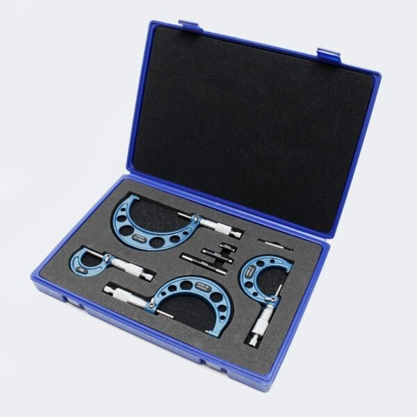 Stainless Steel Micrometer Screw Gauge 25mm/ 50mm/ 75mm/ 100mm/ Outside Micrometer Set Accuracy 0.01mm