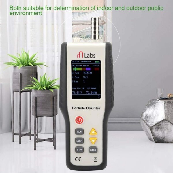 PM2.5 Detector Particle Monitor Dust Particle Counter Temperature and Humidity Measurement Air Analyzer