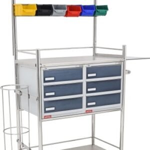 Utility Tray Crash Cart Console for Hospitals (Model No : mLabs-145A)